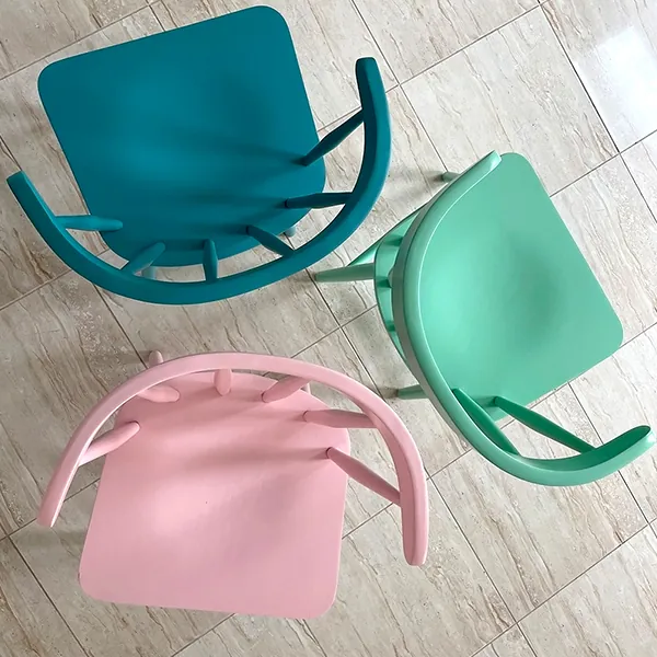 Colored bentwood chair